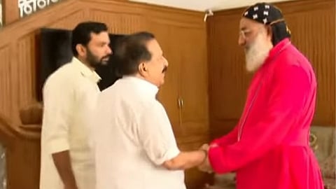 Ramesh Chennithala visited the Orthodox headquarters