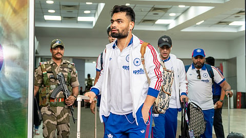  Rinku Singh arriving