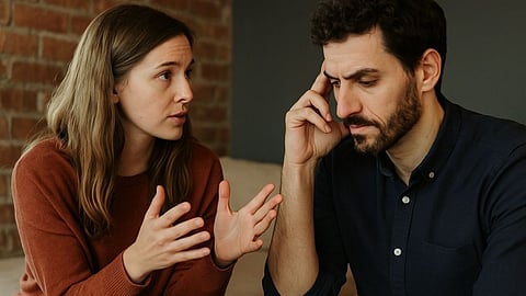 Talking woman