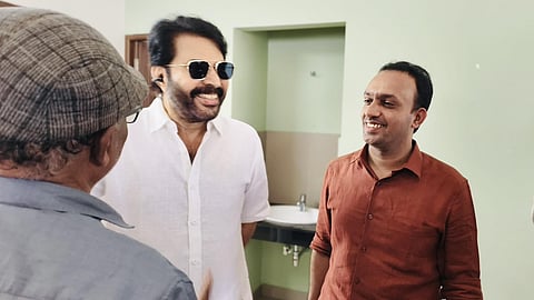 Mammootty and K Rafeeq 