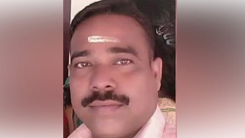 Bus and auto collided driver dies  