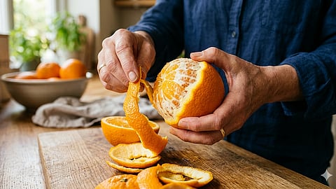 Orange peels