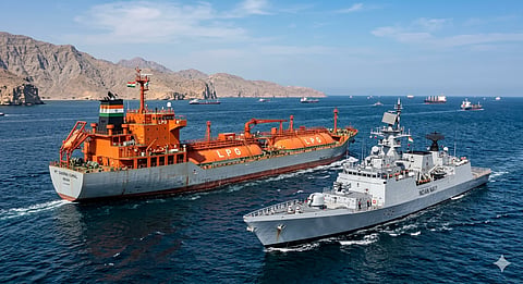 LPG carrier Nanda Devi successfully transited the Strait of Hormuz