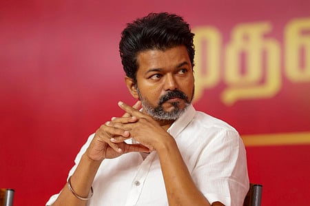  Actor and Tamilaga Vettri Kazhagam (TVK) chief Vijay 