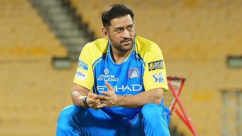 ms dhoni intraining