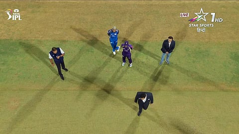  IPL toss controversy surrounding the Mumbai Indians vs KKR match has sparked widespread debate