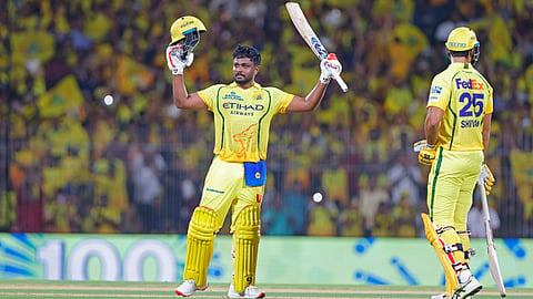 Sanju Samson century celebration