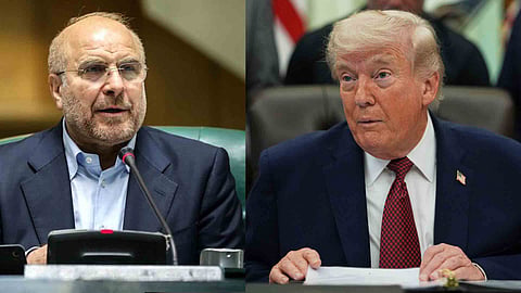 Ghalibaf, Trump