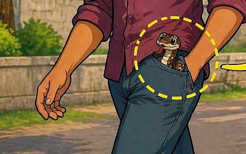 Man with Snake 