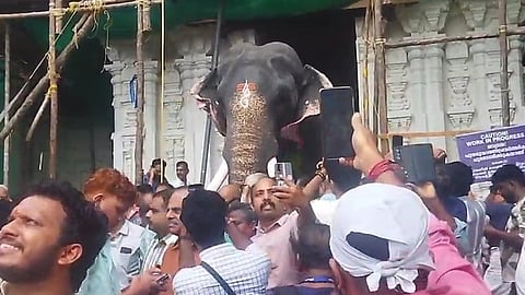 Thirkkadavoor Sivaraju  receives warm welcome