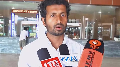 Jerin George, a Malayali who was stranded on a cargo ship in Iran, returned home.