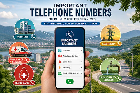 Important telephone numbers