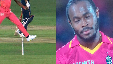 Jofra Archer bowling