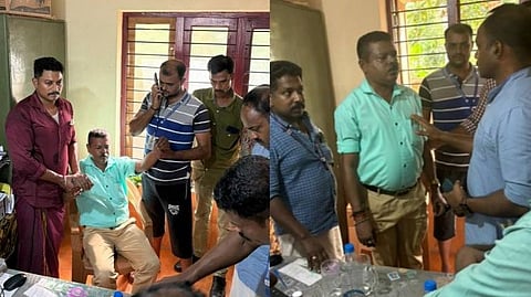 Village Extension Officer arrested by Vigilance for taking bribe