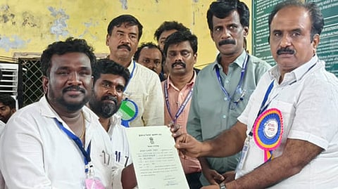 TVK MLA R Seenivasa Sethupathy