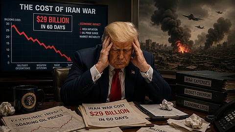 The US has spent $29 billion in the last two months on the war with Iran