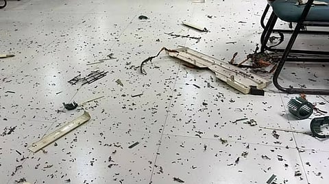 AC explosion at the Sports Council office in Thiruvananthapuram