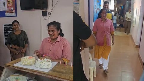 birthday surprise at police station