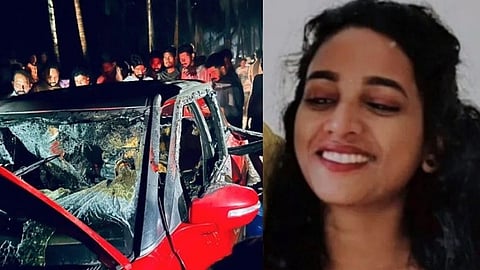 pregnant woman tragically died in a car fire