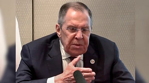  Russia's Foreign Minister Sergey Lavrov