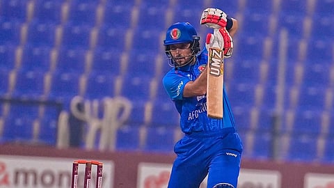 Rahmat Shah batting