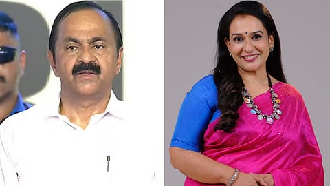 VD Satheesan, Maala Parvathi