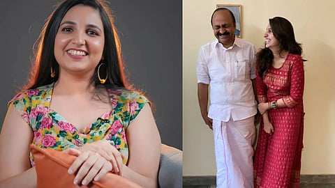 Rini Ann George and V D Satheessan