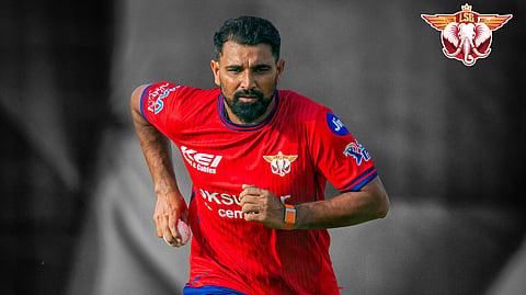 Mohammed Shami training