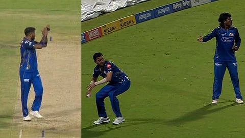 Hardik Pandya claps ipl match