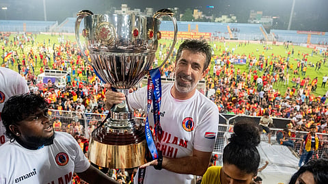 Indian Super League winning East Bengal FC Head Coach Oscar Bruzon