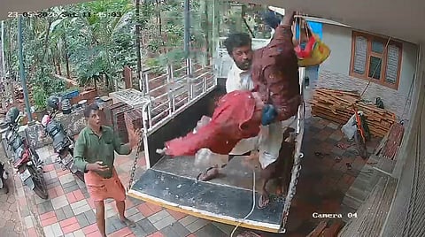 panur construction worker rescue viral video