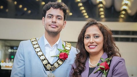 Mother and son mayors; Indian success story in Britain