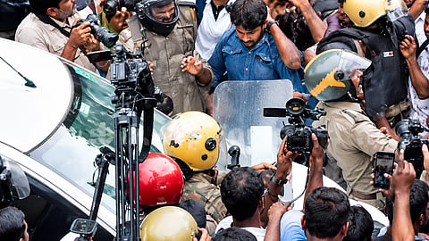 CPM Protest TVM