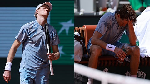 Jannik Sinner in French Open