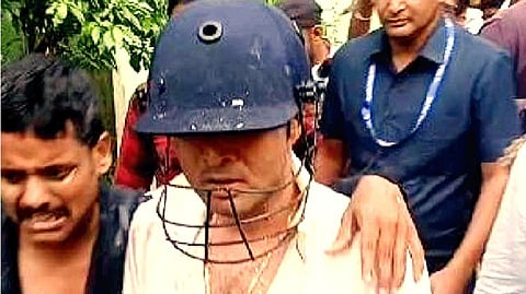 Trinamool's Abhishek Banerjee faces eggs, stones, blows from mob in Bengal’s Sonarpur