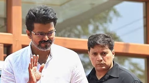 TVK leader Thalapathy Vijay