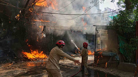 Delhi Restaurant fire