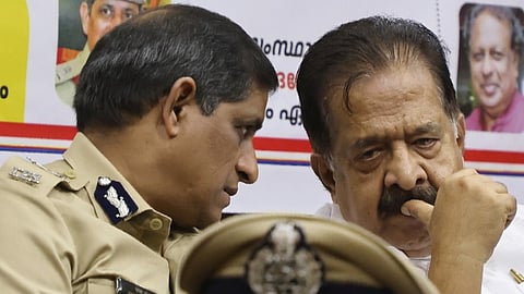Home Minister Ramesh Chennithala, State Police Chief Ravada Chandrasekhar 