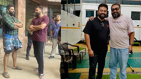 Indrajith Sukumaran with Anurag Kashyap and Bobby Deol