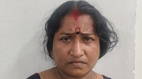theft young woman arrested 