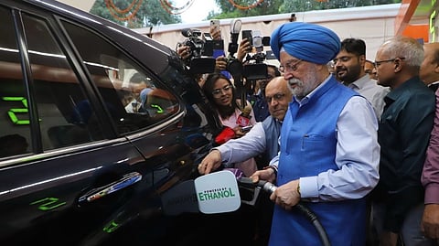 launch of E85 fuel in Delhi
