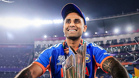Suryakumar Yadav with world cup