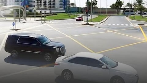 Abu Dhabi Police have warned drivers not to stop or park inside yellow box junctions,