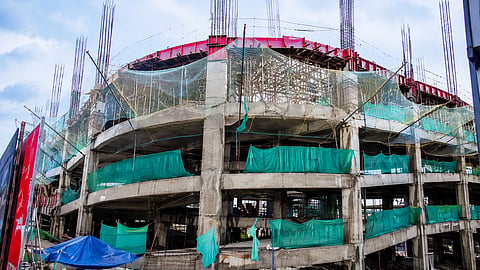 Construction work@ Calicut rly stn