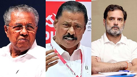 pinarayi vijayan, mv govindan, rahul gandhi