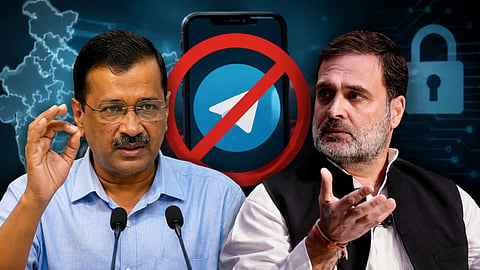 Telegram ban: Is WhatsApp next? Rahul and Kejriwal against the central government; '15 crore common people are being punished'