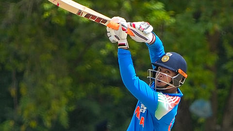 Vaibhav Sooryavanshi batting