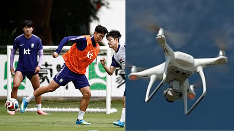 South Korea Football Team  training