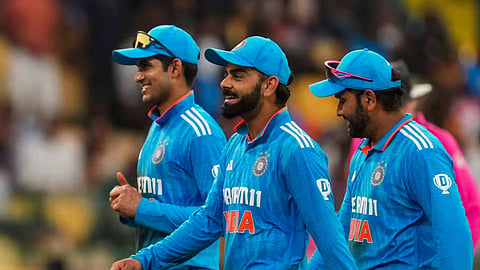 shubman gill, virat kohli, rohit sharma