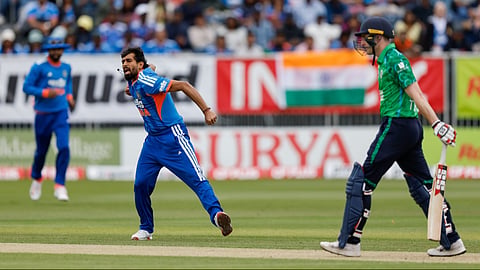 Prince Yadav wicket celebration